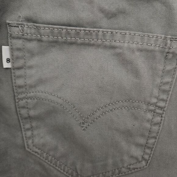 Levi's Mens 508 Tappered Gray Denim Jeans Size 28x30 - Picture 6 of 9